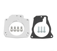 Throttle Body Adapter Kit 3-Bolt to 4-Bolt for LS Engines CNC Aluminum | Supports 75mm throttle bodies and 92mm manifolds, precise fitment, prevents air leaks, durable