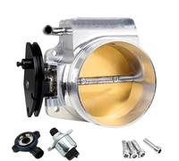 Throttle Body Assembly 92mm/102mm LS Throttle Body W/TPS Sensor IAC For LSX LS1 LS2 LS3 LS6 LS7 Car Modification Parts Drive By Wire Air Intake Valve Engine Throttle Body(LRD-D92 Silver-KZ)