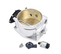 Throttle Body Assembly 92mm/102mm TT102152 Billet Aluminum Throttle Body With TPS Sensor For LSX LS1 LS2 LS3 LS6 Car Modification Parts Black Throttle Body Actuator(102mm Silver)