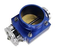 Throttle Body Assembly Universal 65MM 70MM 80MM 90MM THROTTLE BODY INTAKE MANIFOLD BILLET ALUMINUM HIGH FLOW Throttle Body(65MM BLUE)