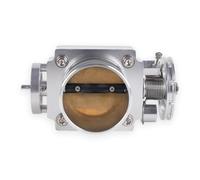 Throttle Body Universal 70mm/100mm High Flow Alloy Aluminum CNC Billet Intake Throttle Body RS-THB192 Throttle Body Assembly(Silver,100mm)