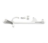 Throttle Cable Bracket Base with Aluminum Alloy for 4150/4160 Series Throttle Bodies, Enhanced Throttle Response (Silver)
