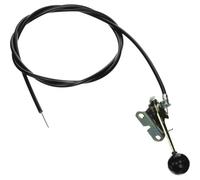 Throttle Control Cable for Murray 60-522, Black Ergonomic Grip Handle, 60 Inch Garden Tractor Speed Wire, Replacement Choke Line for Outdoor Power Equipment