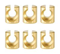 Throttle Idle Cable Ferrules Kit Compatible with Harley 1996-2006 FLHR Road King 2009-2017 FXDF Fat Bob, 6 PCS End Joint Guide Nut Kit, Anti-Vibration Guide Nut for Carburetor Idle Control