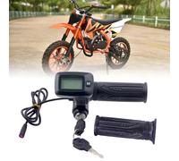 Throttle Integrated Display with M Key button Only replacement for Tuttio Soleil01 Electric Dirt Bike,Electric Motorcycle 48V, Note this button（with M ）is not compatible with the one (without M )