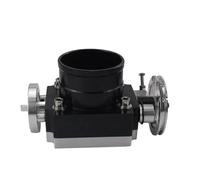Throttle Position Sensor Universal 65MM 70MM 80MM 90MM THROTTLE BODY INTAKE MANIFOLD BILLET ALUMINUM HIGH FLOW Throttle Body(90MM BLACK)