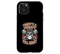 Throttle Relief Full Heart - Funny Biker Quote Case for iPhone 11 Pro