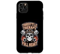 Throttle Relief Full Heart - Funny Biker Quote Case for iPhone 11 Pro Max