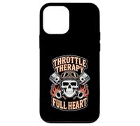 Throttle Relief Full Heart - Funny Biker Quote Case for iPhone 12 mini