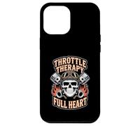 Throttle Relief Full Heart - Funny Biker Quote Case for iPhone 12 Pro Max
