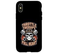 Throttle Relief Full Heart - Funny Biker Quote Case for iPhone X/XS