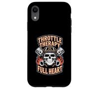 Throttle Relief Full Heart - Funny Biker Quote Case for iPhone XR