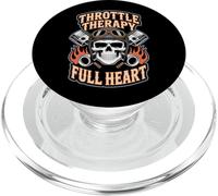 Throttle Relief Full Heart - Funny Biker Quote PopSockets PopGrip for MagSafe