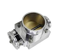 Throttle Sensor 65mm 70mm 80mm 90mm Throttle Body Performance Intake Manifold Billet Aluminum High Flow(65MM SILVER)
