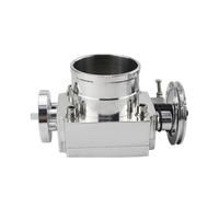 Throttle Valve Socket THROTTLE BODY PERFORMANCE INTAKE MANIFOLD BILLET ALUMINUM 5MM 70MM 80MM 90MM(90MM SILVER)
