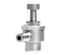 Throttle valve speed regulator M5 with quick connect fittings 1/8, 1/4, 3/8 designed to control airflow in automated industrial systems (SL6-04)