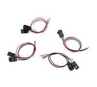 Through-Beam Photoelectric Switch Sensor 4 Pair Pack, Infrared Beam Break Detection 2-30cm, DC 5V NPN Output, for Industrial Automation and Security Systems