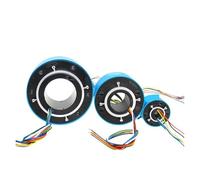 Through Bore Electrical Slip Ring, Through Hole Slip Ring 6-12 Wires 10A Current Bore ID 12.7-60mm(50x119mm 6wire 10a)