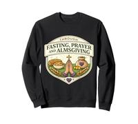 Through Fasting Prayer And Almsgiving Christian Orthodox Sweatshirt