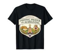 Through Fasting Prayer and Almsgiving Christian Orthodox T-Shirt