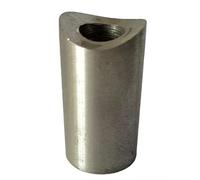 THROUGH HANDRAIL SUPPORT STAINLESS STEEL DIAMETER 20MM SAGOMATED BASE
