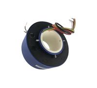 Through Hole Conductive Slip Ring 6/12 Channels 10A 38.1mm Aperture D99mm Rotating Collector Ring(12-way 10A 38.1mm)(12-way 10A 38.1mm)