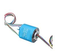 Through-hole conductive slip ring aperture 12mm high-precision conductive ring slip ring 2-12 wire conductive ring through-hole collector slip ring(Inner hole 12.7mm -6 way)