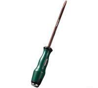 Through Hole Screwdriver, High Hardness Hammer Resistant Extended Magnetic Flathead Industrial Grade Multi-Functional Tool(B)