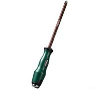 Through Hole Screwdriver, High Hardness Hammer Resistant Extended Magnetic Flathead Industrial Grade Multi-Functional Tool(F)