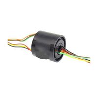 Through-Hole Slip Ring 1pc Through Hole Slip Ring 2/6/12/18/24 Channels 2A/5A/10A Current Slipring Hollow Rotate Connector 8-100mm Conductive Rings(5X22mm 6CH 2A)