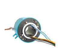 Through-Hole Slip Ring 1pc Through Hole Slip Ring，6~12wires, 5~10A，ID20~60mm,OD42~130mm(25.4X86mm 6CH 10A)