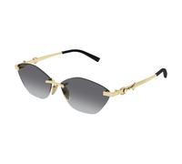 Through Horsebit Cat Eye Sunglasses - unisex - Gucci - Sunglasses - Yellow - 58 MM - Accessories 58 MM