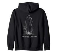 Through The Fire Isaiah 43 2 Bible Verse Faith Zip Hoodie