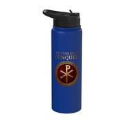 Through This Sign Constantine the Great Chi Rho Stainless Steel Insulated Water Bottle