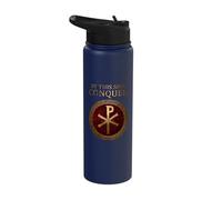 Through This Sign Constantine the Great Chi Rho Stainless Steel Insulated Water Bottle
