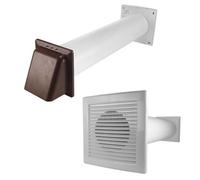 Through Wall Ventilation Kit Vc Dlx163 X100 W V Px100R50Cm And Vc Krd Brown