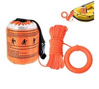 Throw Bag Water Sports Equipment with Throw Line Tow Float Dry Bag for | Reflective Portable Kayak Accessories High Tensile Strength Throw Bag, For Rafting, Boating, Swimming, Fishing, Rowing, Beach
