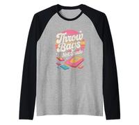 Throw Bags Not Shade Cornhole Lovers Raglan Baseball Tee