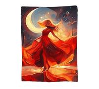 Throw Blanket 150x200cm Soft Cozy Flannel Blanket, Lightweight Fuzzy Warm Washable Blankets and Throws for Sofas Bed Chair Couch Car Fall Autumn Decor Gift, All Seasons for Home Office Girl 14-1094