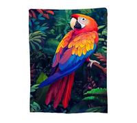 Throw Blanket 150x220cm Soft Cozy Flannel Blanket, Lightweight Fuzzy Warm Washable Blankets and Throws for Sofas Bed Chair Couch Car Fall Autumn Decor Gift, All Seasons for Home Office Animal 14-666