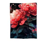 Throw Blanket 150x220cm Soft Cozy Flannel Blanket, Lightweight Fuzzy Warm Washable Blankets and Throws for Sofas Bed Chair Couch Car Fall Autumn Decor Gift, All Seasons for Home Office Modern 14-1238