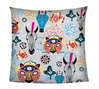 Throw Blanket 3D Colorful Cartoon Animals Design Bed Blankets And Throws 31x39inch Printed Kids Boys Adults, Soft Flannel Warm Microfiber Sport Bedding For Bed Couch