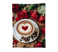 Throw Blanket 75x100cm Soft Cozy Flannel Blanket, Lightweight Fuzzy Warm Washable Blankets and Throws for Sofas Bed Chair Couch Car Fall Autumn Decor Gift, All Seasons for Home Office Room Art 14-654