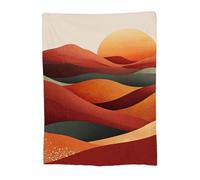 Throw Blanket 80x120cm Soft Cozy Flannel Blanket, Lightweight Fuzzy Warm Washable Blankets and Throws for Sofas Bed Chair Couch Car Fall Autumn Decor Gift, All Seasons for Home Office Room Art 14-652