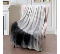 Throw Blanket Bird Kite Flying Over Enchanted Misty Eagle Hills Monochrome Nature Parks Flight Landscape Outdoor Flannel Throw Funny Bedspread Soft Fleece Blanket For Bed Chair Living Room L