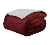 Throw Blanket Black 150 x 200 cm Fleece