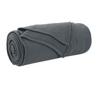Throw Blanket Dark Grey 170 x 130 cm Fleece Cozy Lightweight Durable Soft Luxury