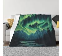 Throw Blanket for Couch Super Soft Cozy Bed Blanket Ultra-Soft Micro Northern Aurora Night Blankets for All Season Warm Lightweight Fleece Throw Blankets for Sofa Bedroom Living Room 50"x40"