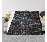 Throw Blanket for Couch Ultra-Soft Micro Fleece Blankets Math Formula Blanket Warm Cozy Thick Throws Lightweight Flannel Fuzzy Blankets for Bed Living Room Sofa Home Decor All Season 40"x30"