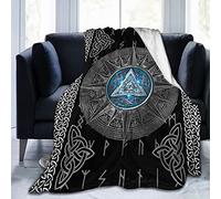 Throw Blanket for Couch Vikings Super Soft Cozy Micro Fleece Blanket Novelty Fluffy Bed Plush Lightweight Warm Blankets for All Seasons 60"X50"